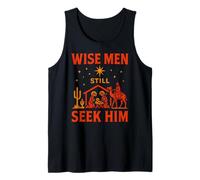 Wise Men Still Seek Him Vintage Homme Chrétien Noël Débardeur