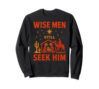 Wise Men Still Seek Him Vintage Homme Chrétien Noël Sweatshirt