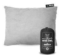 Wise Owl Outfitters Oreiller de camping - Oreiller de voyage en mousse à mémoire de forme pour dormir en avion, randonnée, randonnée et utilisation en extérieur - Petit et portable pour adultes