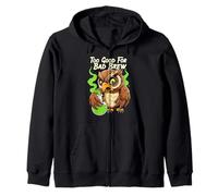 Wise Owl Too Good for Bad Brew Funny Bird Design Sweat à Capuche