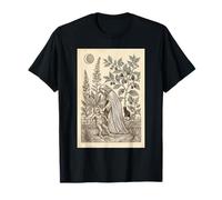 Wise Woman Mandrake Herb Garden Medieval Botanical T-Shirt