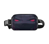 Wise Woman Sac banane imperméable avec sangle réglable pour cyclisme, randonnée, gym, Poisson de combat esthétique, 1 size
