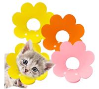 Wisebom 3Pcs Collerettes pour Chats Anti Grattage Collerette Colerette Protection Chat Chat Collerette après Chirurgie et Blessures pour Chiots Petits Chiens et Chats M