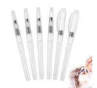 Wisebom 6 Pièces Pinceau Aquarelle, Kit de Pinceaux Aquarelle à Reserve d'eau Stylo Pinceau à Eau avec Réservoir d'eau, Réservoir d'eau Stylos pour Le Mélange des Couleurs et la Calligraphie