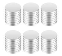 Wisebom Aimants Puissants Rond 10 * 2mm, 50 Pcs Petit Aimants Forts en Néodyme, Aimant Frigo Tableau Magnétique pour Tableau Blanc Réfrigérateur Bureau École