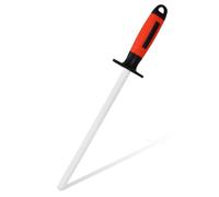 Wisebom Fusil à Aiguiser Diamant Grain 39 cm Acier d'Affûtage Professionnel Tige d'Affûtage en Céramique Poignée Confort Aiguiseur de Couteaux, Idéal pour Couteaux de Cuisine de Chef et Boucher