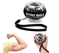 Wisebom Gyroscopes d'exercise à Main, Gyro Ball Boule de Poignet Exercices De Poignet à DéMarrage Automatique Balle De Force, Balle Reeducation Main Appareil Musculation Muscler Bras