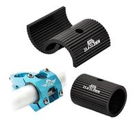 Wisebom Lot de 2 Cales de Guidon de Vélo, Guidon Réducteur en Alliage de Aluminium, Adaptateur de Guidon de Vélo Universel 25,4 à 31,8 mm Pièces de Cyclisme de Guidon pour Vélo de Route, VTT