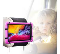Wisebom Support universel pour tablette de voiture - Avec filet de maintien en silicone antidérapant - Réglable - Pour toutes les tablettes Kindle Fire et Switch - Noir