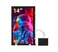 wisecoco Écran LCD 14" pour Lian Li O11 Mini PC FHD 1920 x 1080 écran d'ordinateur portable de remplacement écran secondaire HDMI 72% NTSC (Blanc)