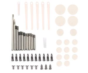Wisecoco Outils De Réparation De Clarinette, Pièces d'entretien De Réparation De Clarinette en Métal Vis Tampons Kit D'outils Accessoires De Clarinettes Nettoyage Réparation Entretien