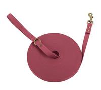 Wisedog Longe pour Chien - Laisse de Dressage de Style Classique Vintage Bordeaux 5 m