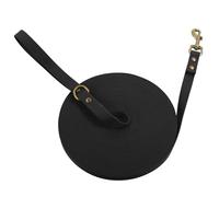 Wisedog Longe pour Chien - Laisse de Dressage de Style Classique Vintage Noir 5 m