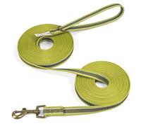 Wisedog Longe pour Chien - Laisse d'entraînement antidérapante et Robuste pour Le Suivi, Le Camping, Les Jeux et Le Jardin Vert 10 m