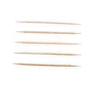 wisefood Cure-dents en bois de bouleau - 6,5 cm - Lot de 1000 cure-dents en bois respectueux de l'environnement et biodégradable pour une hygiène dentaire facile (5 000 pièces en vrac)