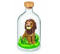 WiseHawk Kit de Blocs Miniatures pour Construire des Insectes et des Petits Animaux. Inclut Une Bouteille de méthacrylate pour protéger la Construction. Lion