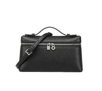 WISEHUBY Sacs à main tendance pour femmes, sac à bandoulière compact, sac fourre-tout en cuir synthétique, Noir , A