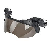 WISEONUS Lunettes de casque tactique universelles détachables pour casque Airsoft, lunettes de casque pour Paintball, accessoires de chasse pour casque Mich/Fast (Verres brun clair)