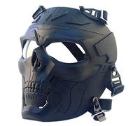 WISEONUS Skull Mask Masque Tactique de Protection intégral Masque Airsoft Paintball Jeux de Guerre Halloween