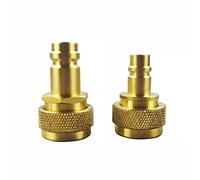 Wisepick Adaptateur Rapide Connexion côté Haut et Bas Ajustable Connexion du coupleur Rapide R134a à R1234yf ， Kit de Conversion R134a à R1234yf pour réfrigérant CA