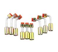 Wisepick Climatisation #6 AC Raccord Set Femelle Oring Beadlock 5/8-18UNF Y compris Droite 45 90 Degrés