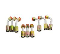 Wisepick Climatisation #8 AC Raccord Set Femelle Oring Beadlock 3/4-16UNF Y compris Droite 45 90 Degrés