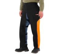 WISEPRO Pantalon Anti Coupure Tronconneuse | Legging de sécurité à 8 couches | Chaps réglables universels | Équipement de protection forestière | Protection avant uniquement