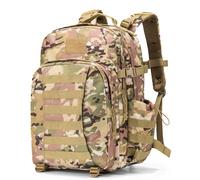 Wiserset Sac à dos militaire tactique 40 l, sac à dos militaire pour hommes et femmes, sac à dos de randonnée, sac à dos de moto Molle pour la chasse, les voyages, CP