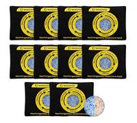 Wisesorb Paquets déshydratants en gel de silice réutilisables de 100 g, déshumidificateur rechargeable avec indicateur de couleur pour le stockage, les coffres forts pour armes, valises, filaments