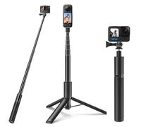 Wiseten 120CM Perche à Selfie Trépied pour Insta360 X5 X4 X3 GoPro DJI Osmo