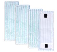 Wiseten 4PCS Housses de Rechange pour Balai Leifheit Clean Twist M Ergo 2.0 | pour Tous Les Sols, Absorption Efficace de l'eau Forte Décontamination