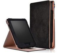 Etui à rabat PU avec ceinture élastique pour Kobo Clara HD - Noir