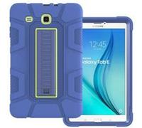WISETONY® Etui antichoc en silicone avec support pour votre Samsung Galaxy Tab S3 9.7 T820 T825 - Bleu foncé&Vert G