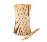 wiseware Lot de 1000 agitateurs à café en bois 19 cm - 100 % biodégradables - Naturel, stable, respectueux de l'environnement - Emballage sans plastique