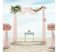 WISFOR 3M mariage arc métal bricolage fer ballon arc roses décoratif jardin fond imitation mariage anniversaire événement