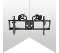 WISFOR Support TV mural pour montage en angle, Support TV en angle pivotant et inclinable pour téléviseur LED LCD Plasma 32" - 65" Max 35Kg VESA 600x400