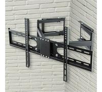 WISFOR TV Wandhalterung Eckmontage, Schwenkbar Neigbar für LED LCD Plasma TV 32" - 65" Max 35Kg VESA 600x400