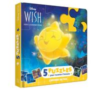 WISH, ASHA ET LA BONNE ÉTOILE - Mon Petit Livre Puzzle - 5 puzzles 9 pièces - Disney