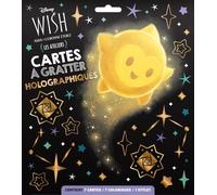 WISH, ASHA ET LA BONNE ÉTOILE - Pochettes Cartes à gratter holographiques - Disney