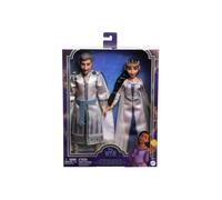 Wish - Coffret Poupees Roi Magnifico et Reine Amaya de Rosas - Personnages Film, articules - Set Jouet Enfant et Carte