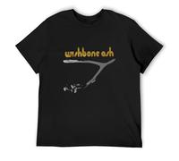 Wishbone Ash Essential Unisex 100% Cotton Short-Sleeve T-Shirts Black XL