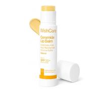 WishCare Baume à lèvres Ceramide avec SPF50 PA+++ - Acide kojique et niacinamide - pour éclaircir et protéger les lèvres 5 g
