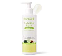 WishCare Triple Bond Shampooing réparateur pour cheveux secs et crépus - Complexe aminopeptide 5 % et PCA - Répare les cheveux abîmés et crépus 250 ml
