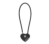 Wishes-Lock pour les amoureux de mariage Petit à combinaison à code pour sacs de voyage Valises Câbles métalliques longs Mots de passe Petit