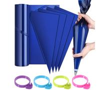 WishesMar Lot de Poches à Douille Jetables 50 Pièces Très Grand Épaissi 52 cm - Poches à Pâtisserie Jetables Sacs à Douille pour Glaçage Gâteau, Cupcakes, Desserts, Gâteaux, Décoration