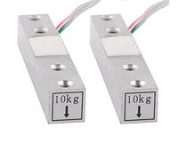 Wishiot 2PCS 1 kg 5 kg 10 kg 20 kg Capteur de poids à cellule de charge numérique haute précision Capteurs de pesée miniatures pour Arduino DIY électronique portable Balance de cuisine (10KG, 2)