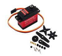 Wishiot TD-8135MG Servo numérique sans noyau à rotation continue à 360 degrés 35 kg 500 μs-2500 μs grand couple en métal pour robot bricolage modèle RC