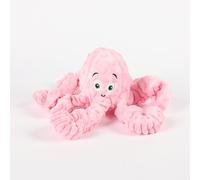 WISHSTORE Jouet couineur pour chien en forme de pieuvre - Peluche résistante pour chiens de petite, moyenne et grande taille (rose)