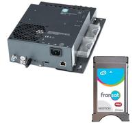 WISI Station Compact Certifiée Fransat + 3 CAMs Fransat PRO + Cartes PC7