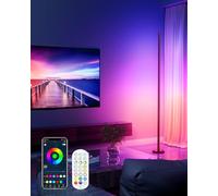 WISIMMALL RGBIC Lampadaire LED à intensité variable 170 cm avec télécommande et application 16 millions de couleurs et 300 modes de scène pour salon, chambre à coucher, TV - Avec musique